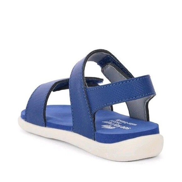 See Kai Run Basics Toddler Jaylen Strappy Sandals Navy Blue Size 12 - Picture 4 of 8